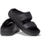 Crocs Classic Cozzzy Sandal Mens Womens Black - Fluffy